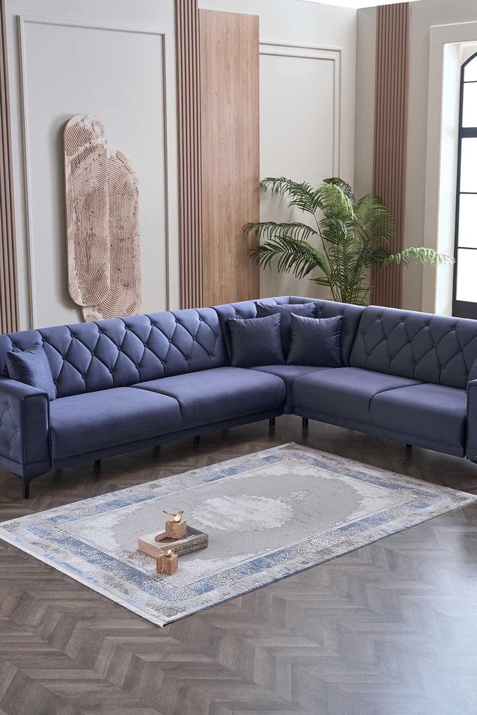 Viera 15597 Mavi - 160X230