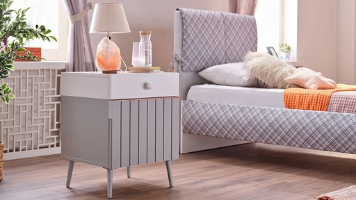 [22SEA2307TWJ3] PN SELINA GENC ODASI KOMODIN-LEGENDA BEYAZ/FOLYO SELİNA GRİ 