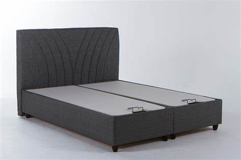 [28VRBI600100003] B2 VERSO BYZ BAZA 160X200-0BMO-COTON K.GRI KOMBIN 215CM//////////////